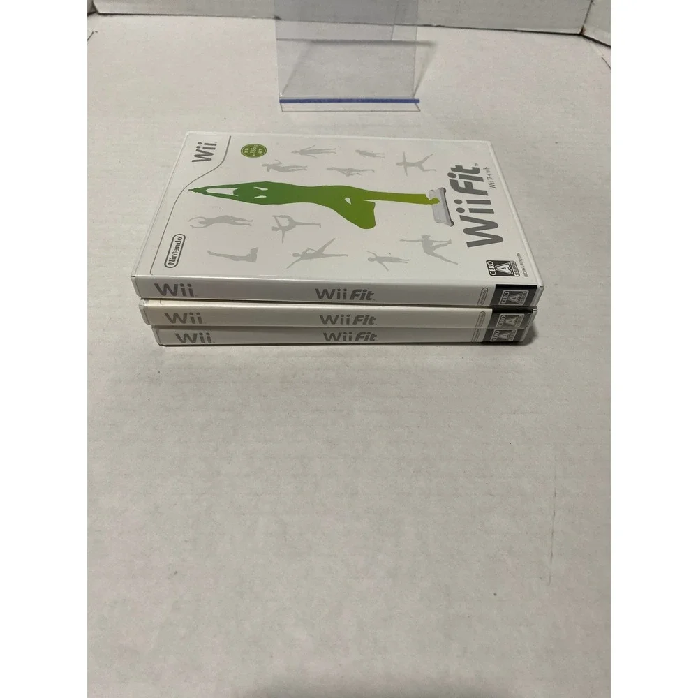 Nintendo Wii Fit Video Game Japanese Import NTSC-J CIB White Excellent
